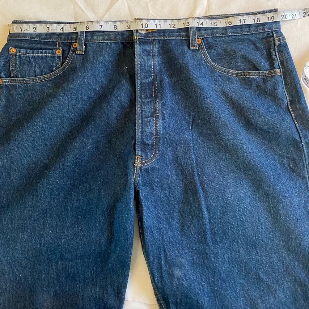 Levi's Lot of 2 501 Dark Stonewash Original Straight Button Fly Jeans‎ SZ 40/30